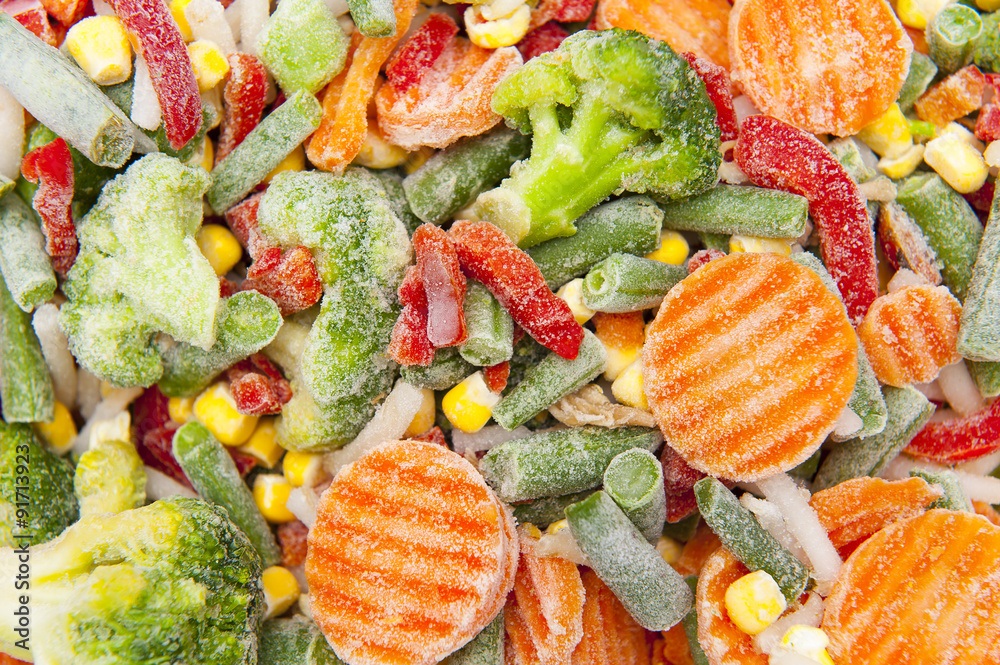Assortment of wholesale frozen vegetables