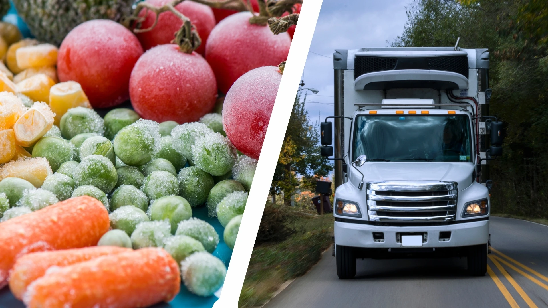 Refrigerated delivery truck